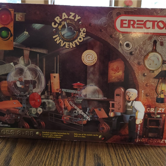 Erector 7650 Vintage Collectible Helicopter Toy Set - Picture 5 of 8